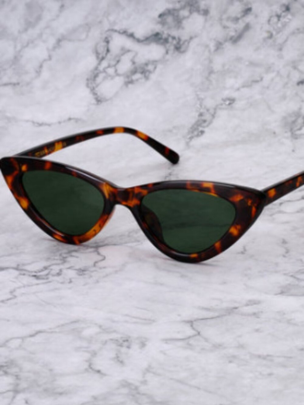 Foster Grant Cali Blue Women's Slim Cat Eye in Brown Tortoiseshell